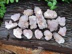 Natural Amethyst Spirit Quartz Clusters x 20 From Boekenhouthoek, South Africa - Toprock Gemstones and Minerals 