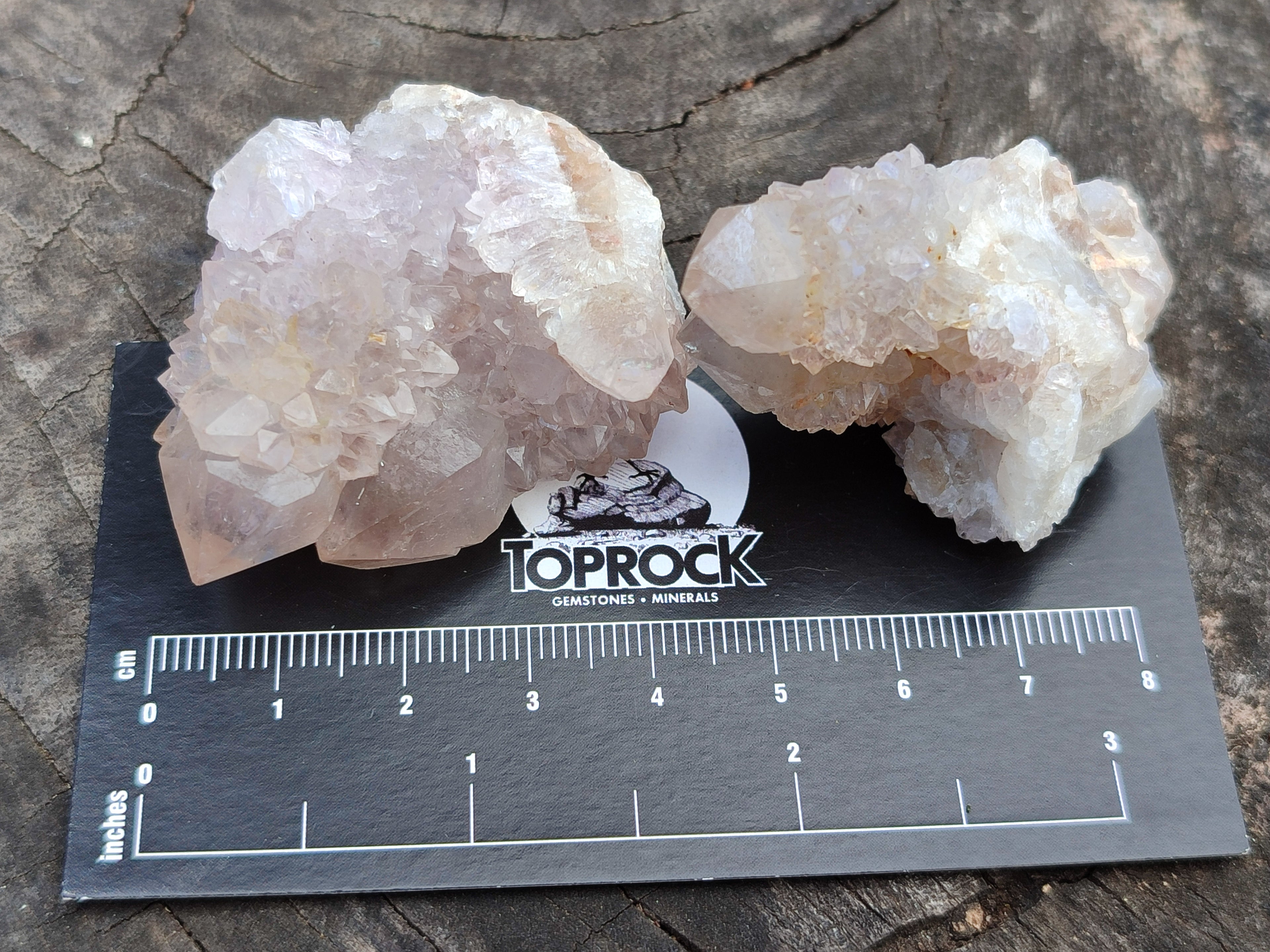 Natural Amethyst Spirit Quartz Clusters x 20 From Boekenhouthoek, South Africa - Toprock Gemstones and Minerals 