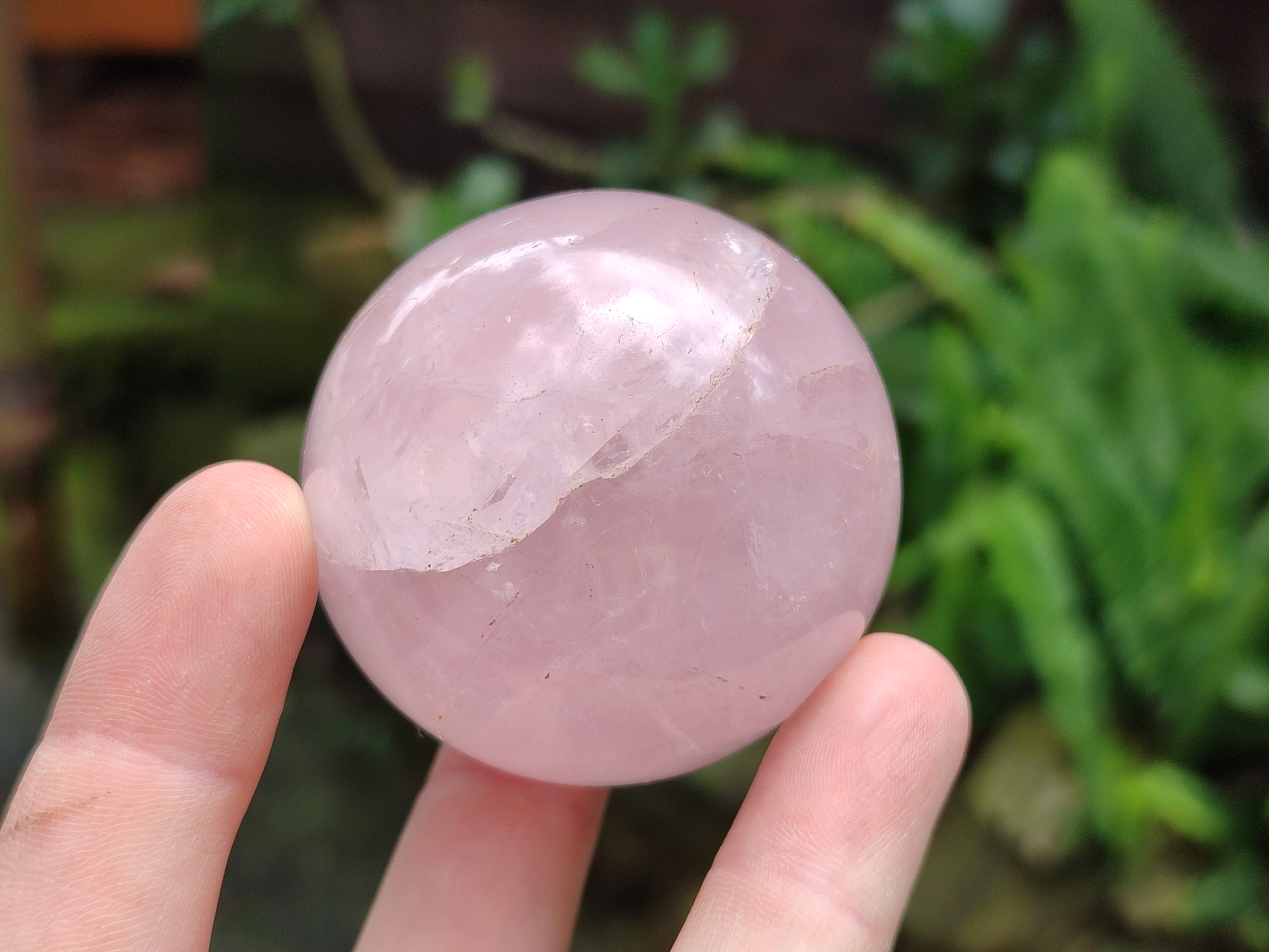 Polished Rose Quartz Spheres x 6 From Madagascar - Toprock Gemstones and Minerals 