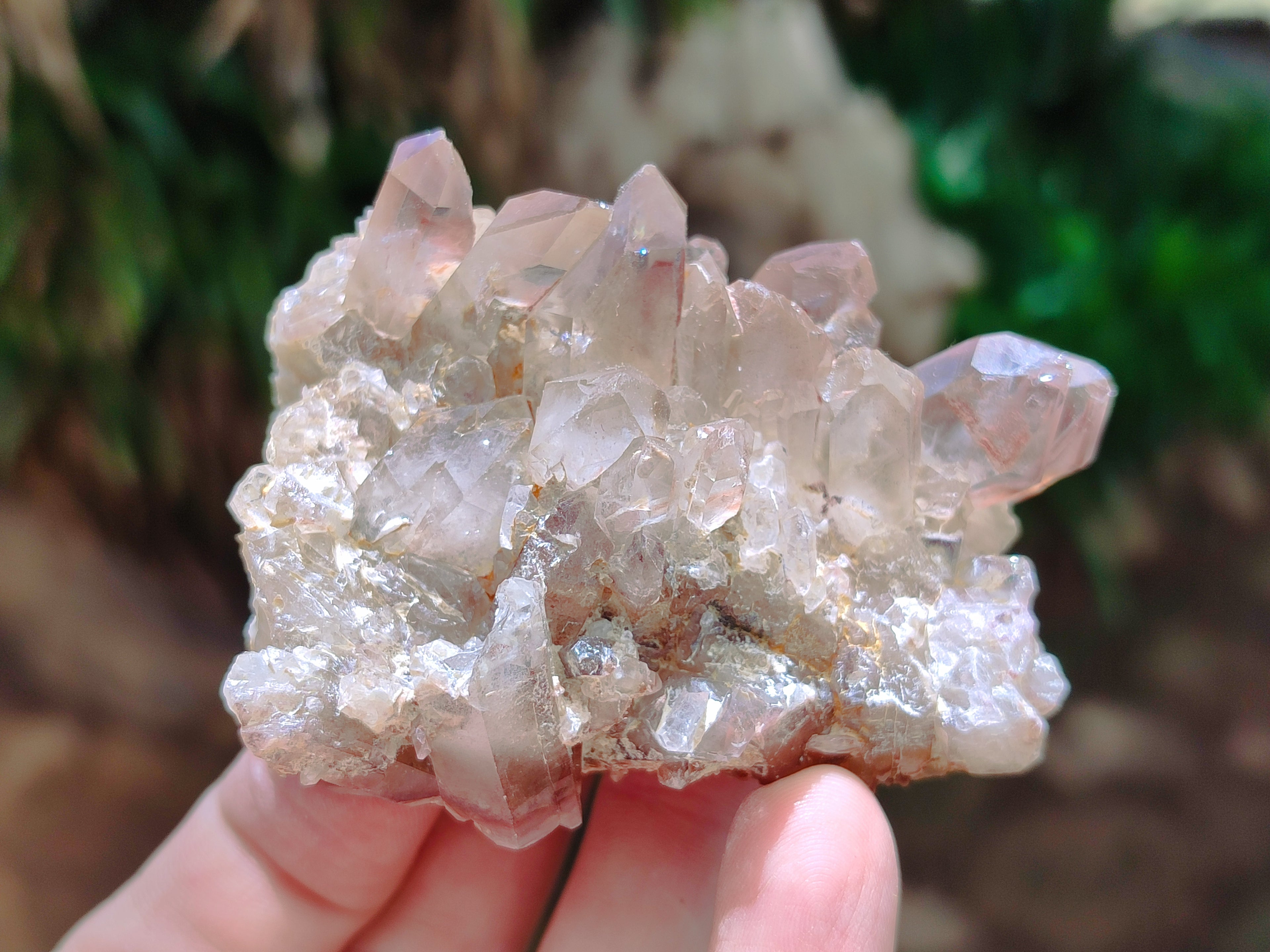 Natural Red Hematoid Quartz Clusters x 15 From Karoi, Zimbabwe - Toprock Gemstones and Minerals 