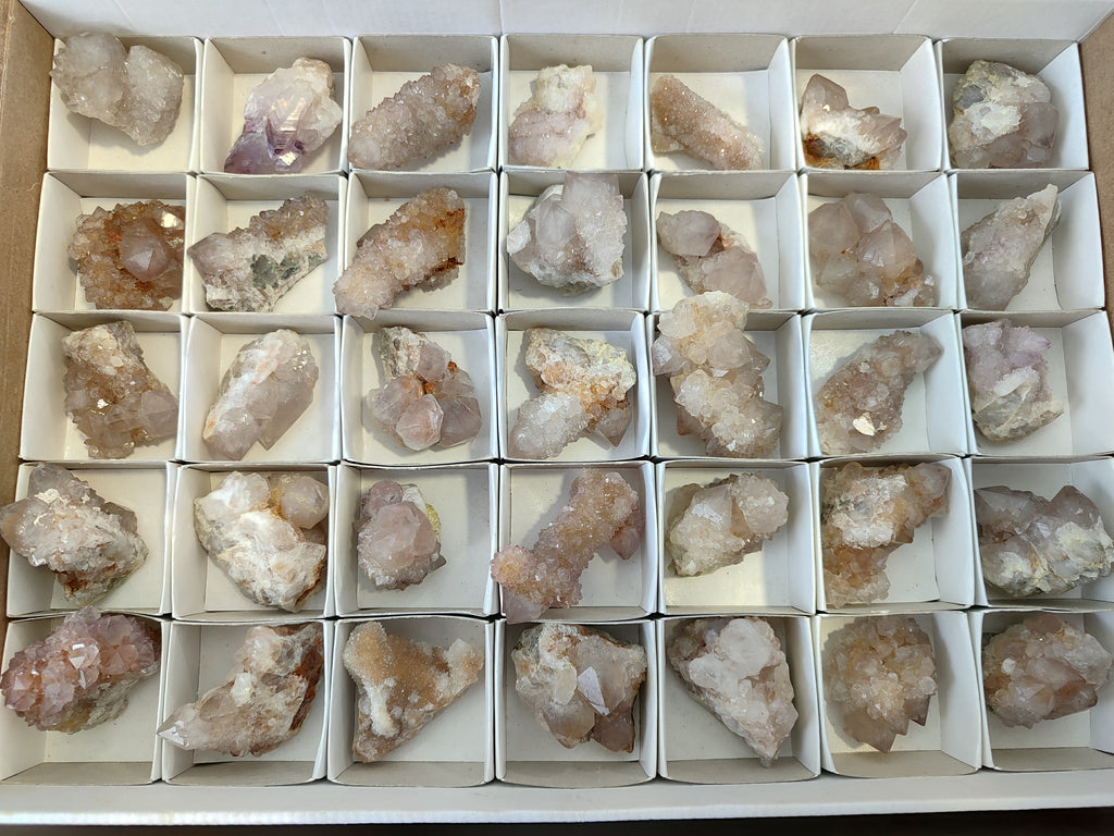Natural Spirit Quartz Crystals x 35 From Boekenhouthoek, South Africa - Toprock Gemstones and Minerals 
