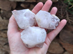 Natural Hematoid Quartz Crystals x 12 From Madagascar - Toprock Gemstones and Minerals 