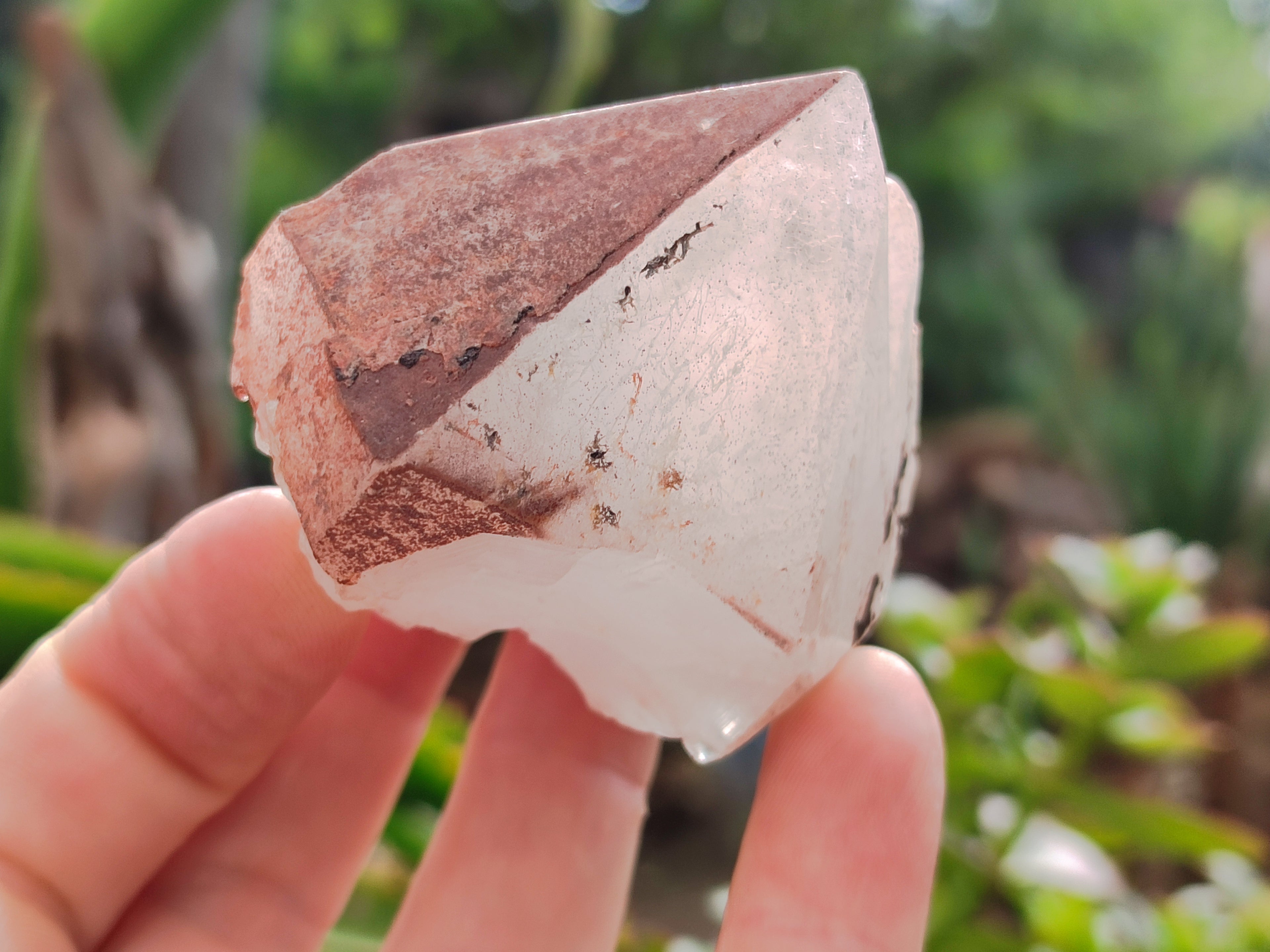 Natural Hematoid Quartz Crystals x 12 From Madagascar - Toprock Gemstones and Minerals 