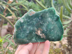 Polished On One Side Emerald Mtorolite Plates x 4 From Mutorashanga, Zimbabwe - Toprock Gemstones and Minerals 