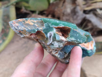 Polished On One Side Emerald Mtorolite Plates x 4 From Mutorashanga, Zimbabwe - Toprock Gemstones and Minerals 