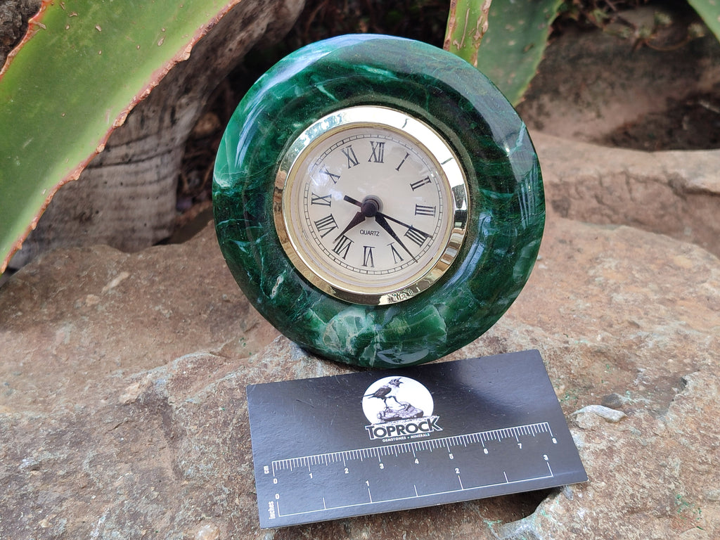 Hand Made Stone Alarm Clocks x 3 From China - Toprock Gemstones and Minerals 