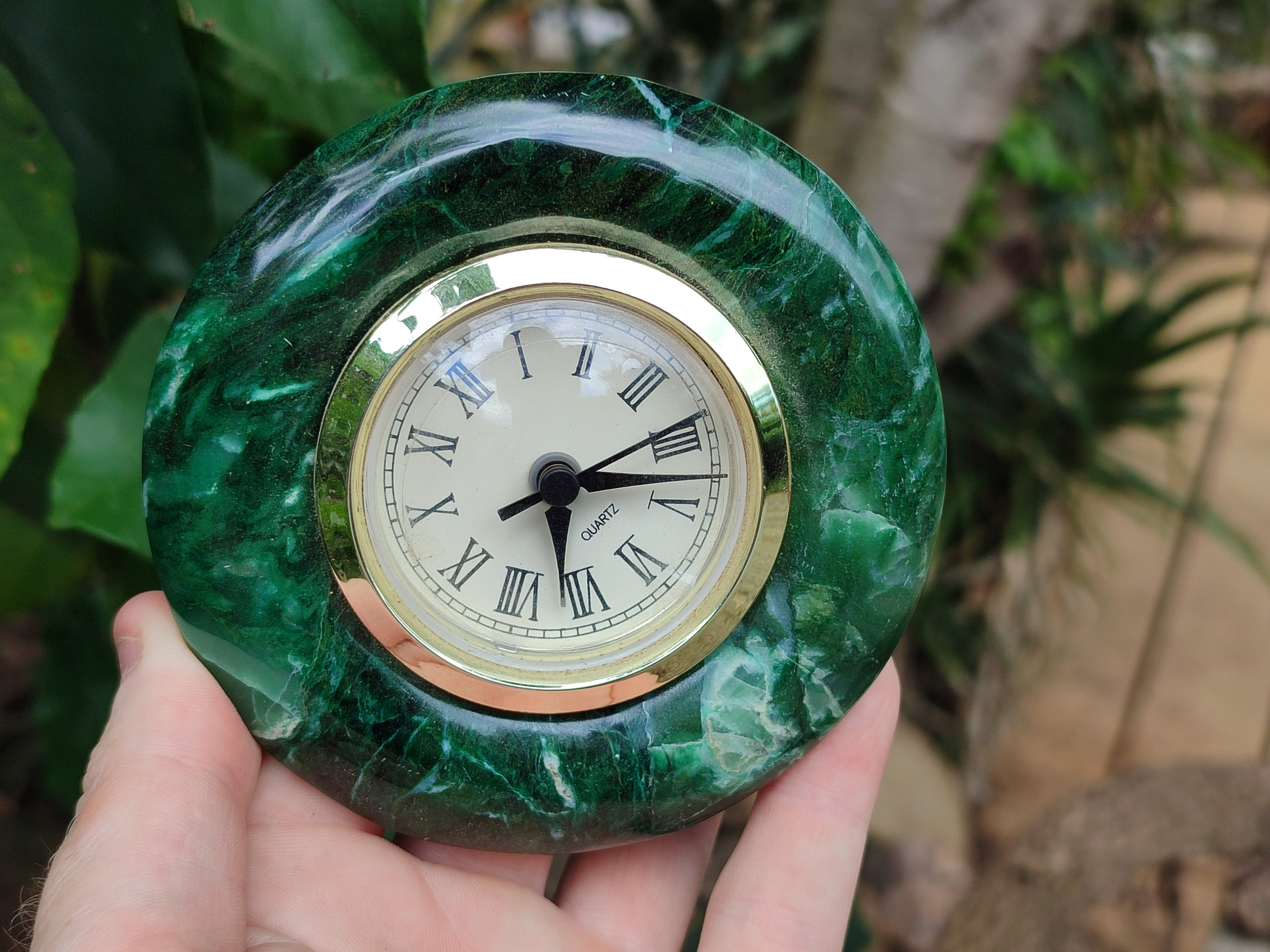 Hand Made Stone Alarm Clocks x 3 From China - Toprock Gemstones and Minerals 