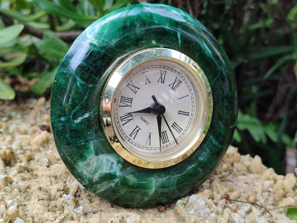 Hand Made Stone Alarm Clocks x 3 From China - Toprock Gemstones and Minerals 