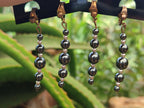 Polished Pair of Silver Hematite and Ball Shaped Bead Earrings - Sold per Pair - From China - Toprock Gemstones and Minerals 