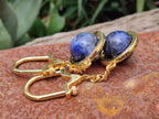 Polished Sodalite Sphere Keyring with Brass Screw Claps - sold per item - From Namibia - Toprock Gemstones and Minerals 