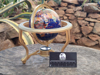 Polished Mixed Gemstone World Globe x 1 From China - Toprock Gemstones and Minerals 