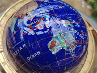 Polished Mixed Gemstone World Globe x 1 From China - Toprock Gemstones and Minerals 