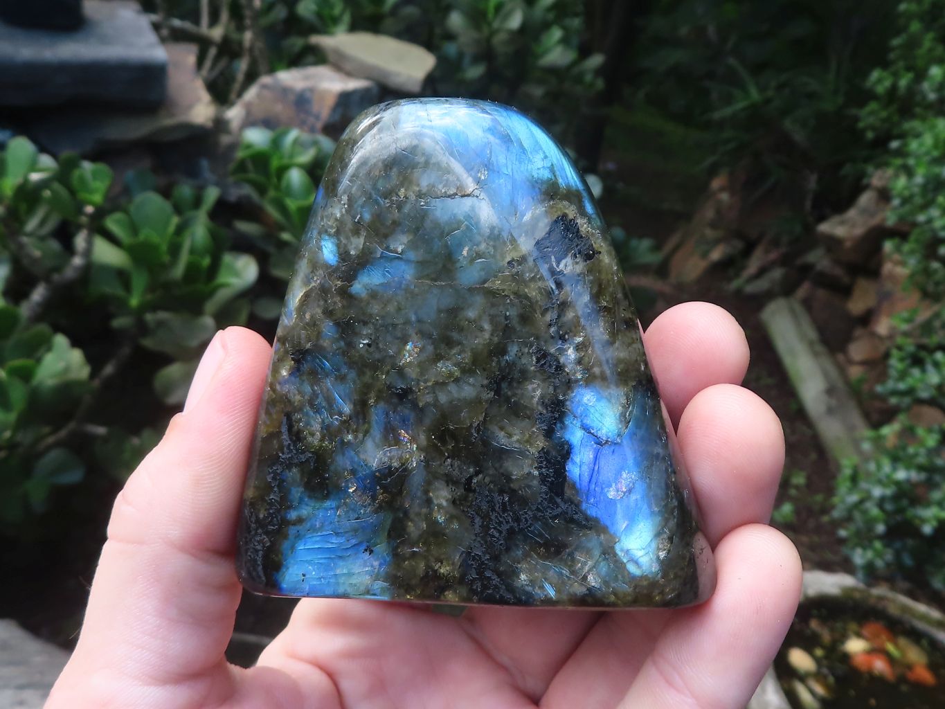 Polished Labradorite Spheres x 4 From Tulear, Madagascar - Toprock Gemstones and Minerals 