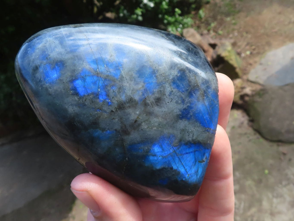 Polished Labradorite Spheres x 4 From Tulear, Madagascar - Toprock Gemstones and Minerals 