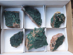 Natural Botryoidal Malachite Specimens x 6 From Congo - Toprock Gemstones and Minerals 