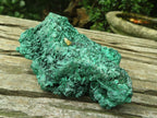 Natural Silky Malachite Specimens x 2 From Kasompe, Congo - Toprock Gemstones and Minerals 