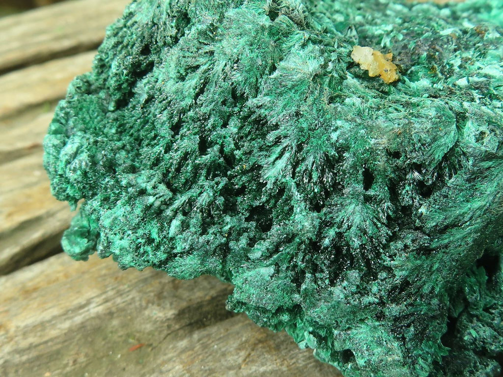 Natural Silky Malachite Specimens x 2 From Kasompe, Congo - Toprock Gemstones and Minerals 