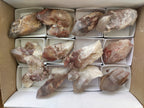 Natural Red Hematoid Quartz Clusters x 12 From Karoi, Zimbabwe - Toprock Gemstones and Minerals 