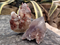 Natural Red Hematoid Quartz Clusters x 12 From Karoi, Zimbabwe - Toprock Gemstones and Minerals 