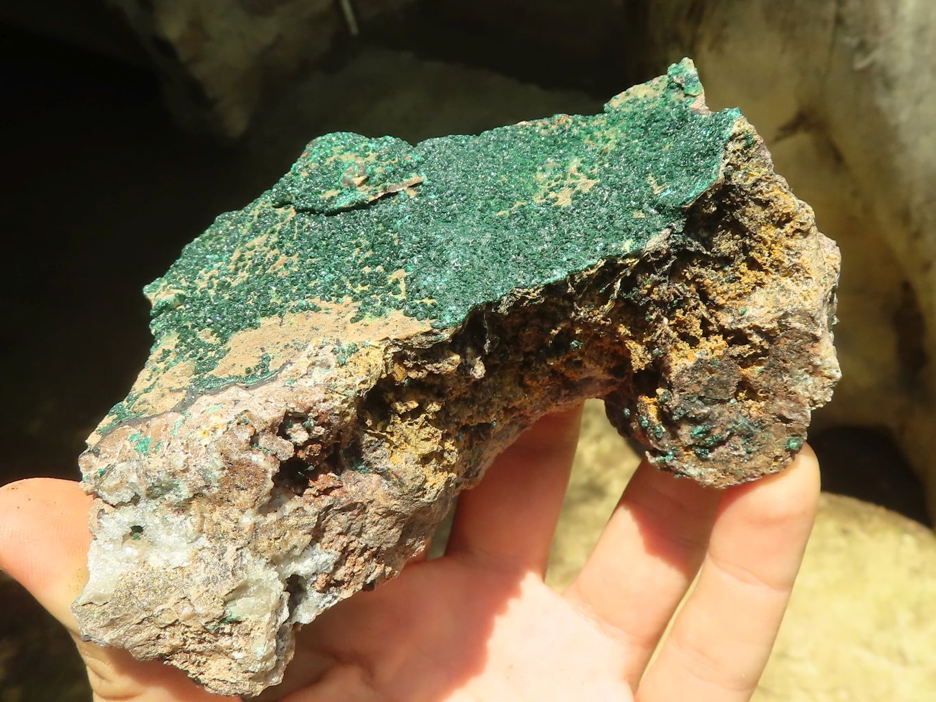 Natural Botryoidal Malachite Specimens x 3 From Congo - Toprock Gemstones and Minerals 
