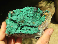 Natural Botryoidal Malachite Specimens x 3 From Congo - Toprock Gemstones and Minerals 