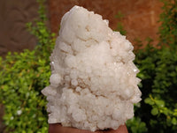 Natural Candle Quartz Clusters x 2 From Madagascar