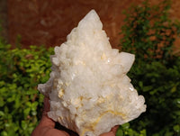 Natural Candle Quartz Clusters x 2 From Madagascar