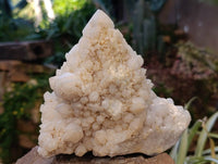 Natural Candle Quartz Clusters x 2 From Madagascar
