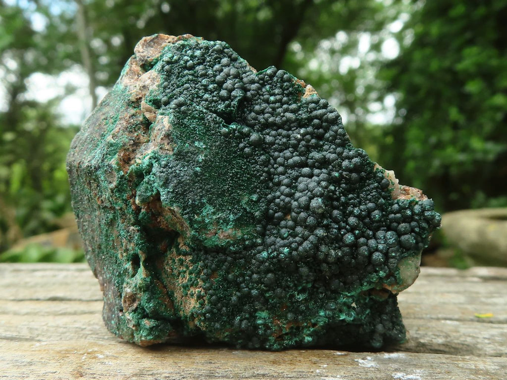 Natural Botryoidal Malachite Specimens x 12 From Congo - Toprock Gemstones and Minerals 