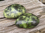 Polished Leopard Stone Free Forms x 6 From Zimbabwe - Toprock Gemstones and Minerals 
