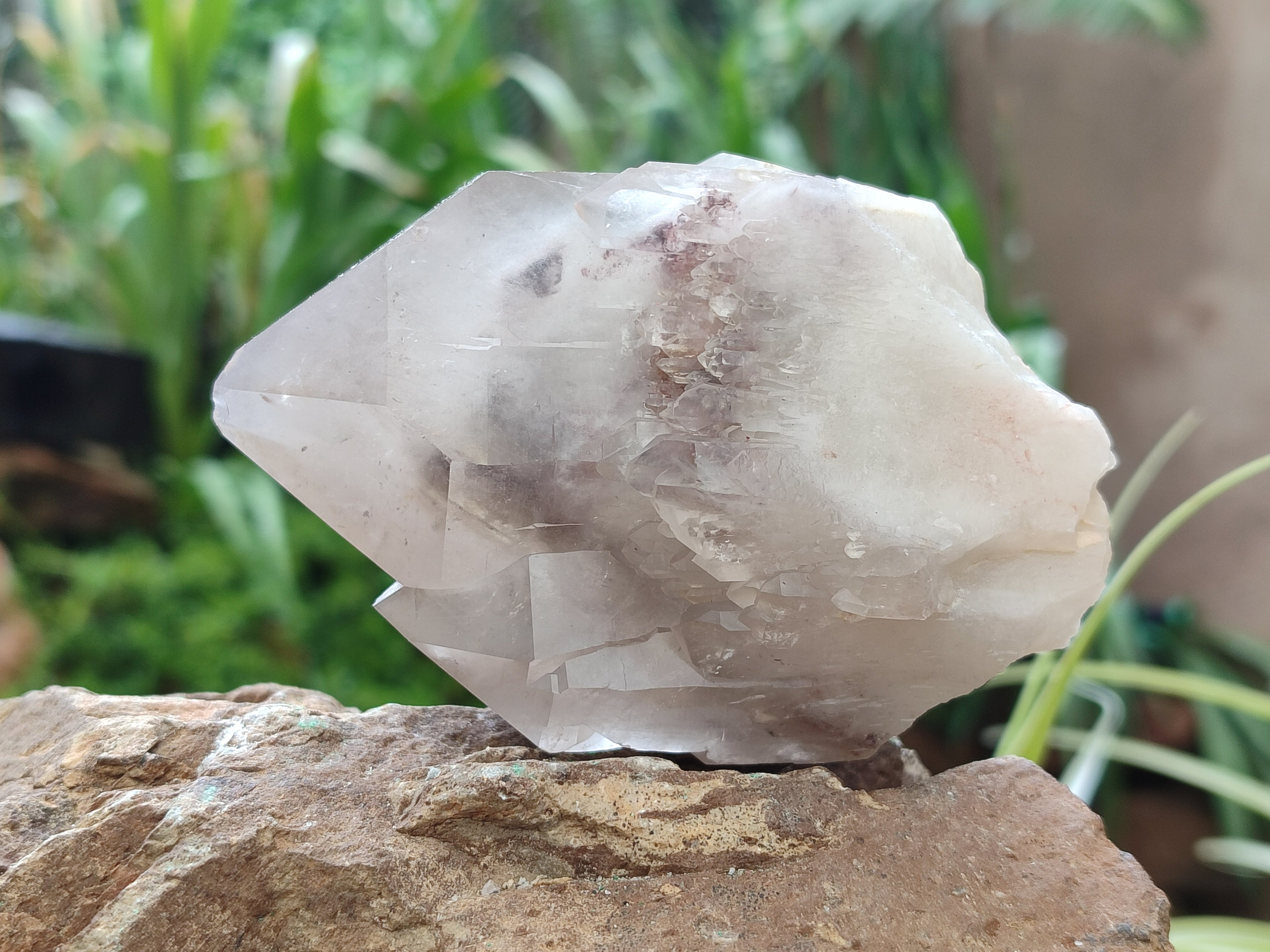 Natural Red Hematoid Quartz Clusters x 6 From Karoi, Zimbabwe - Toprock Gemstones and Minerals 