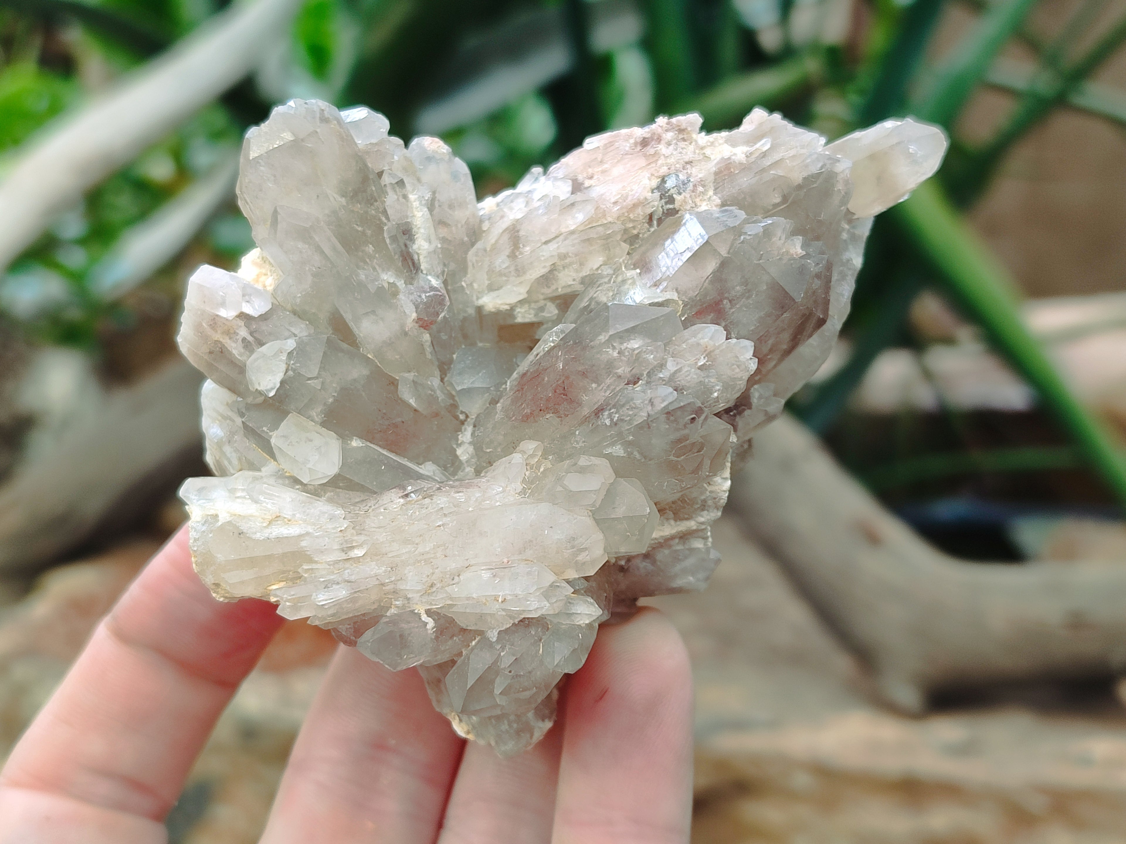 Natural Red Hematoid Quartz Clusters x 6 From Karoi, Zimbabwe - Toprock Gemstones and Minerals 