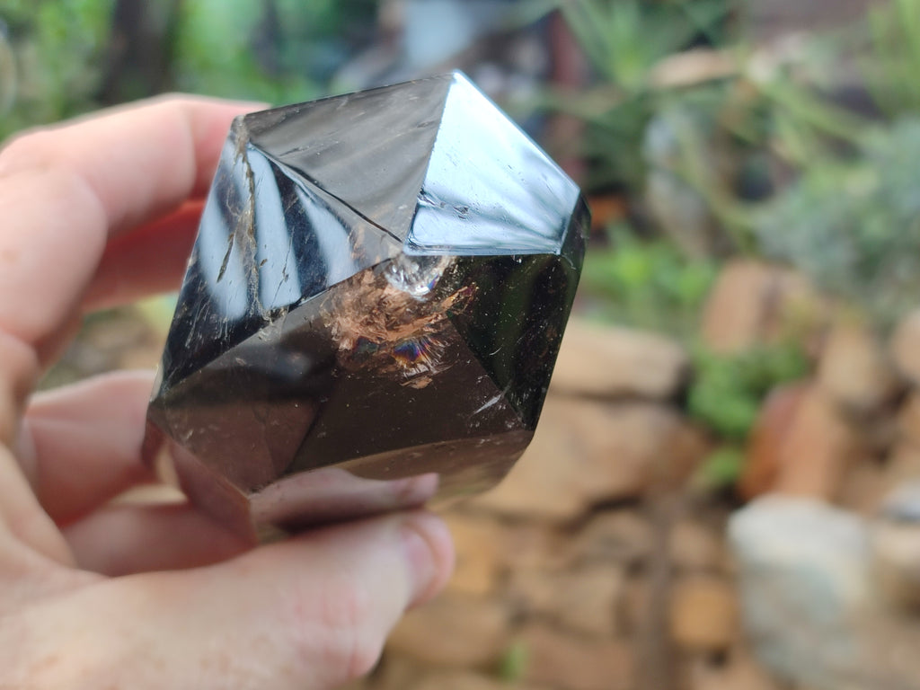 Polished Smokey Quartz Crystals x 2 From Madagascar - Toprock Gemstones and Minerals 