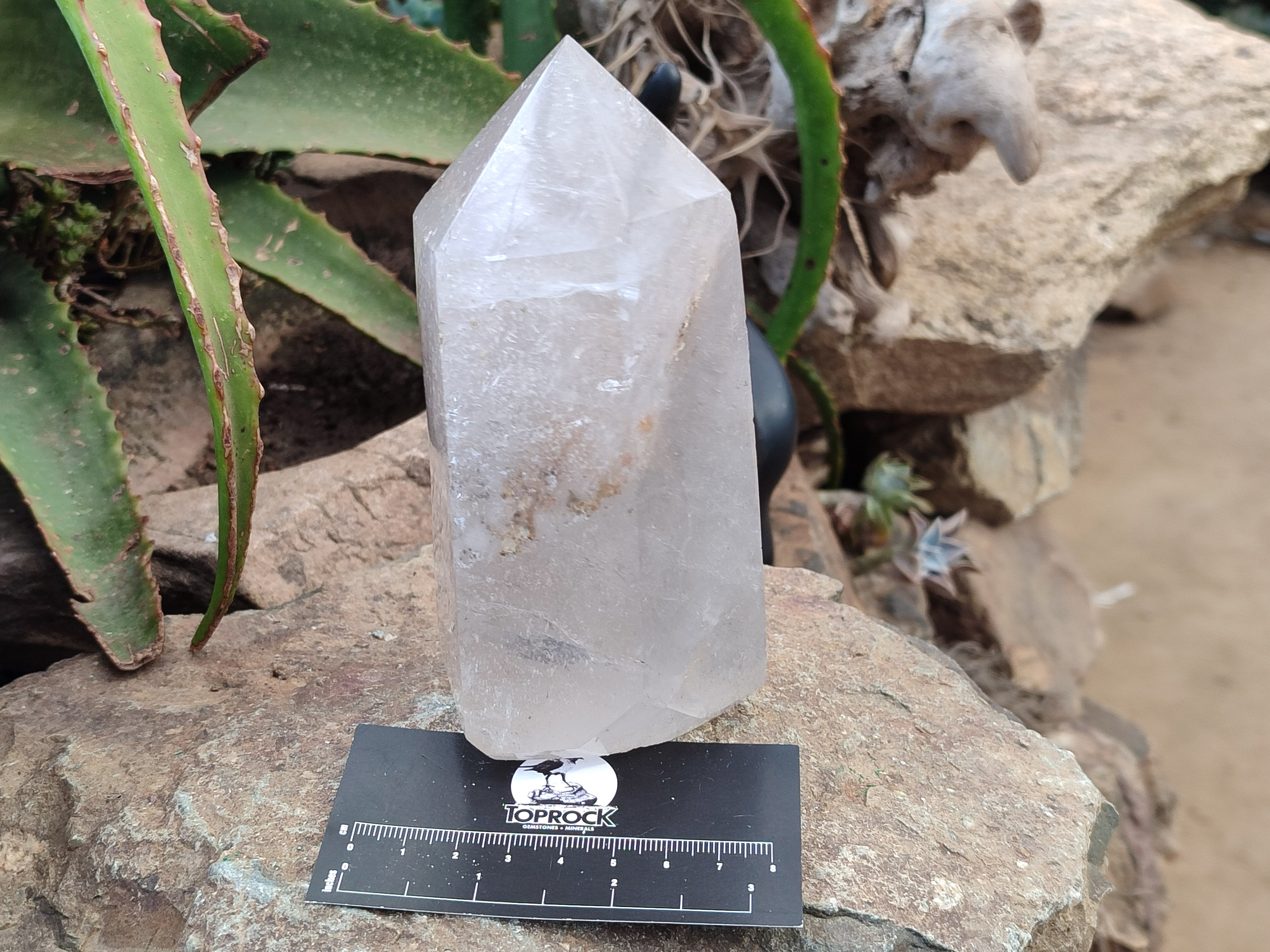 Polished Smokey Quartz Crystals x 2 From Madagascar - Toprock Gemstones and Minerals 