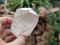 Polished Smokey Quartz Crystals x 2 From Madagascar - Toprock Gemstones and Minerals 