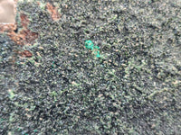 Natural Libethenite Crystals On Dolomite Matrix Specimen x 1 From Shituru, Congo