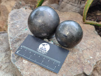 Polished Pharaoh Stone Spheres x 3 From Zimbabwe - Toprock Gemstones and Minerals 