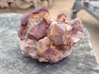 Natural Red Hematoid Quartz Clusters x 2 From Karoi, Zimbabwe - Toprock Gemstones and Minerals 