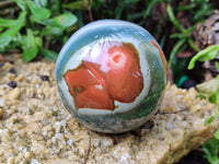 Polished Polychrome Jasper Spheres x 2 From Mahajanga, Madagascar - Toprock Gemstones and Minerals 