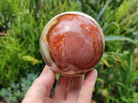 Polished Polychrome Jasper Spheres x 2 From Mahajanga, Madagascar - Toprock Gemstones and Minerals 