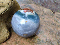 Polished Polychrome Jasper Spheres x 2 From Mahajanga, Madagascar - Toprock Gemstones and Minerals 