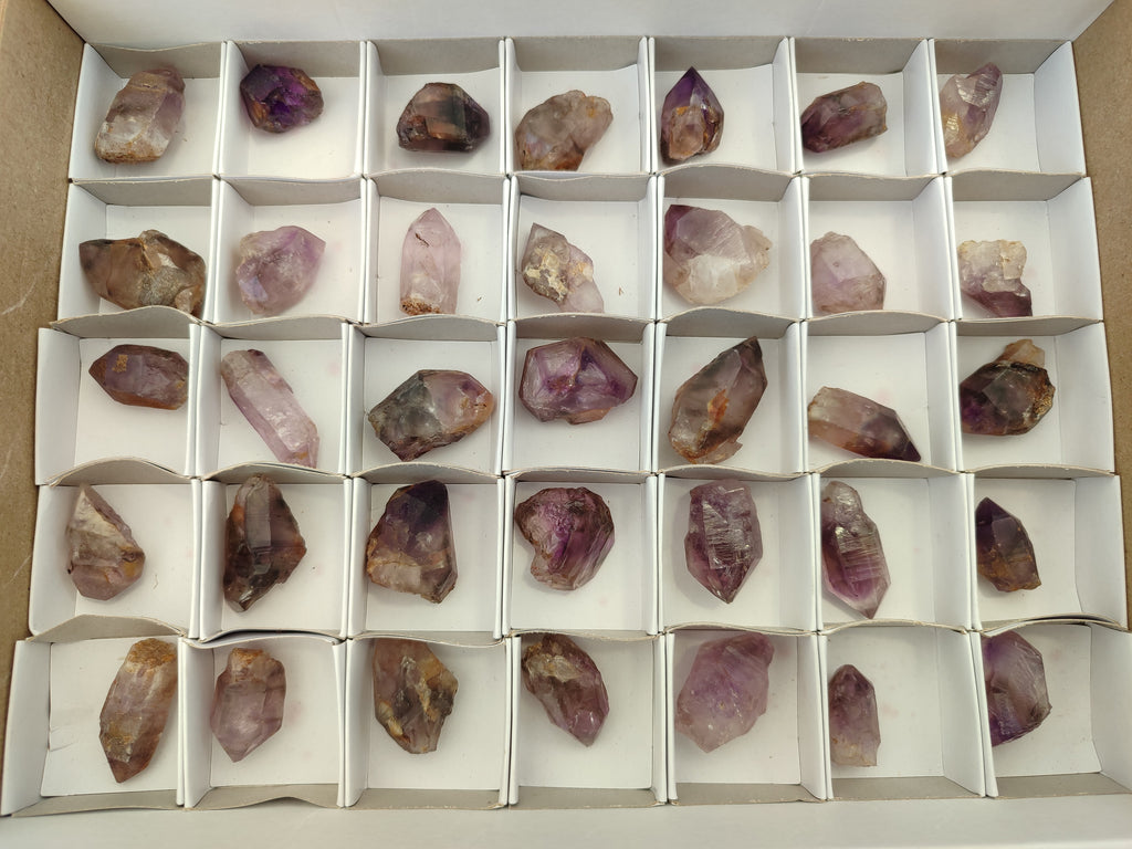 Natural Royal Zulu Amethyst Crystals x 35 from KwaZulu Natal, South Africa - Toprock Gemstones and Minerals 
