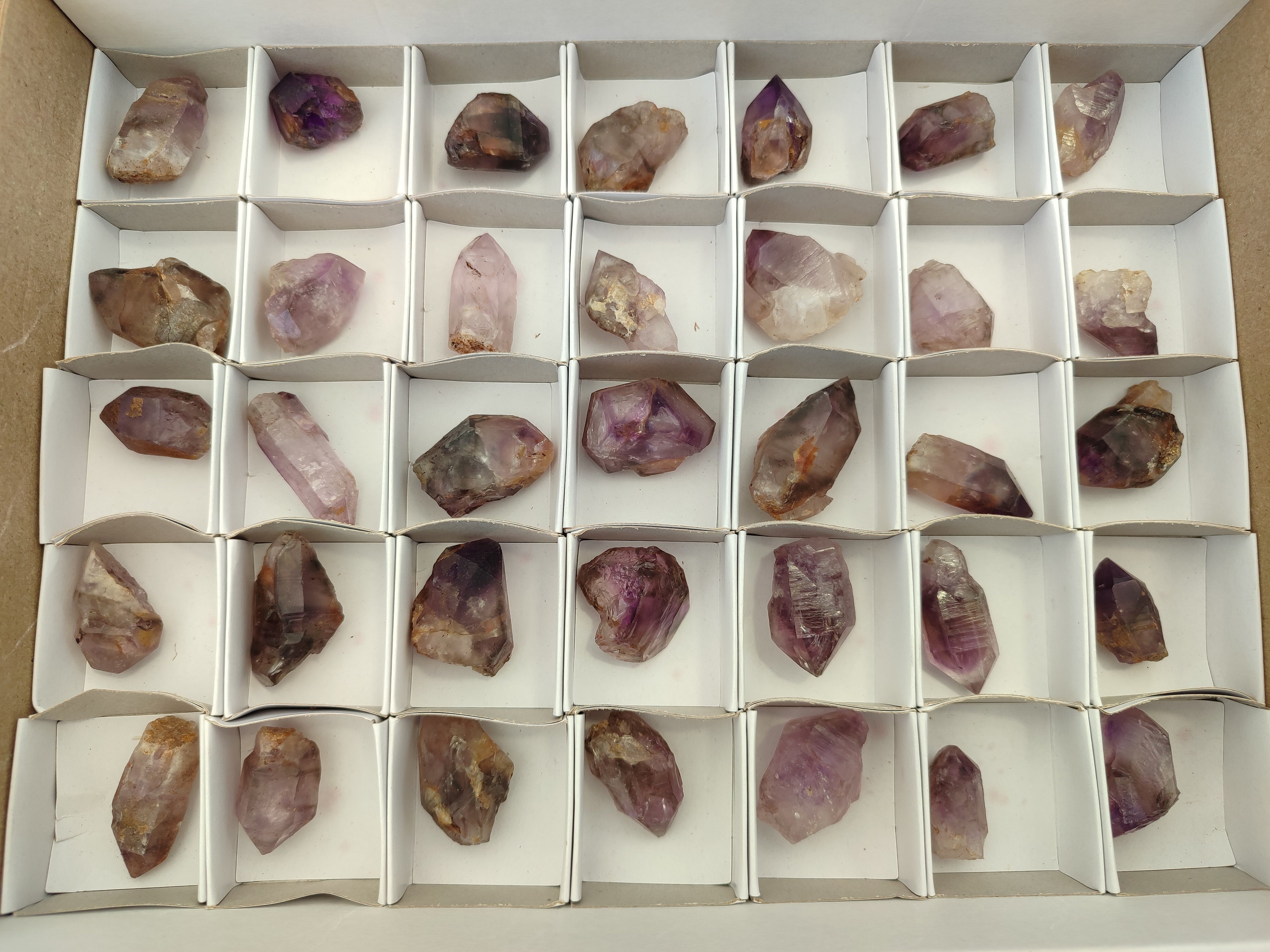 Natural Royal Zulu Amethyst Crystals x 35 from KwaZulu Natal, South Africa - Toprock Gemstones and Minerals 