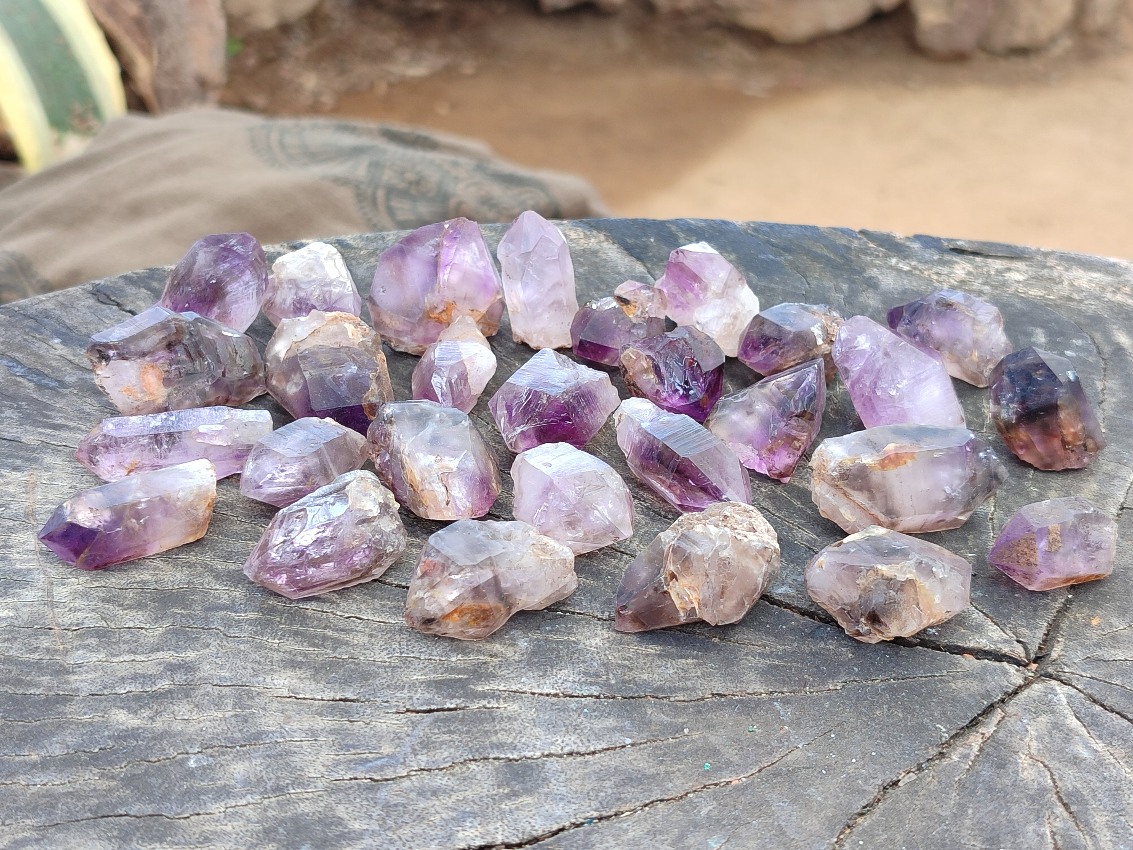 Natural Royal Zulu Amethyst Crystals x 35 from KwaZulu Natal, South Africa - Toprock Gemstones and Minerals 