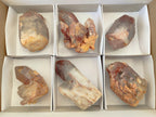 Natural Red Hematoid Quartz Clusters x 6 From Karoi, Zimbabwe - Toprock Gemstones and Minerals 