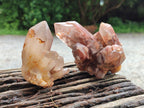 Natural Red Hematoid Quartz Clusters x 6 From Karoi, Zimbabwe - Toprock Gemstones and Minerals 