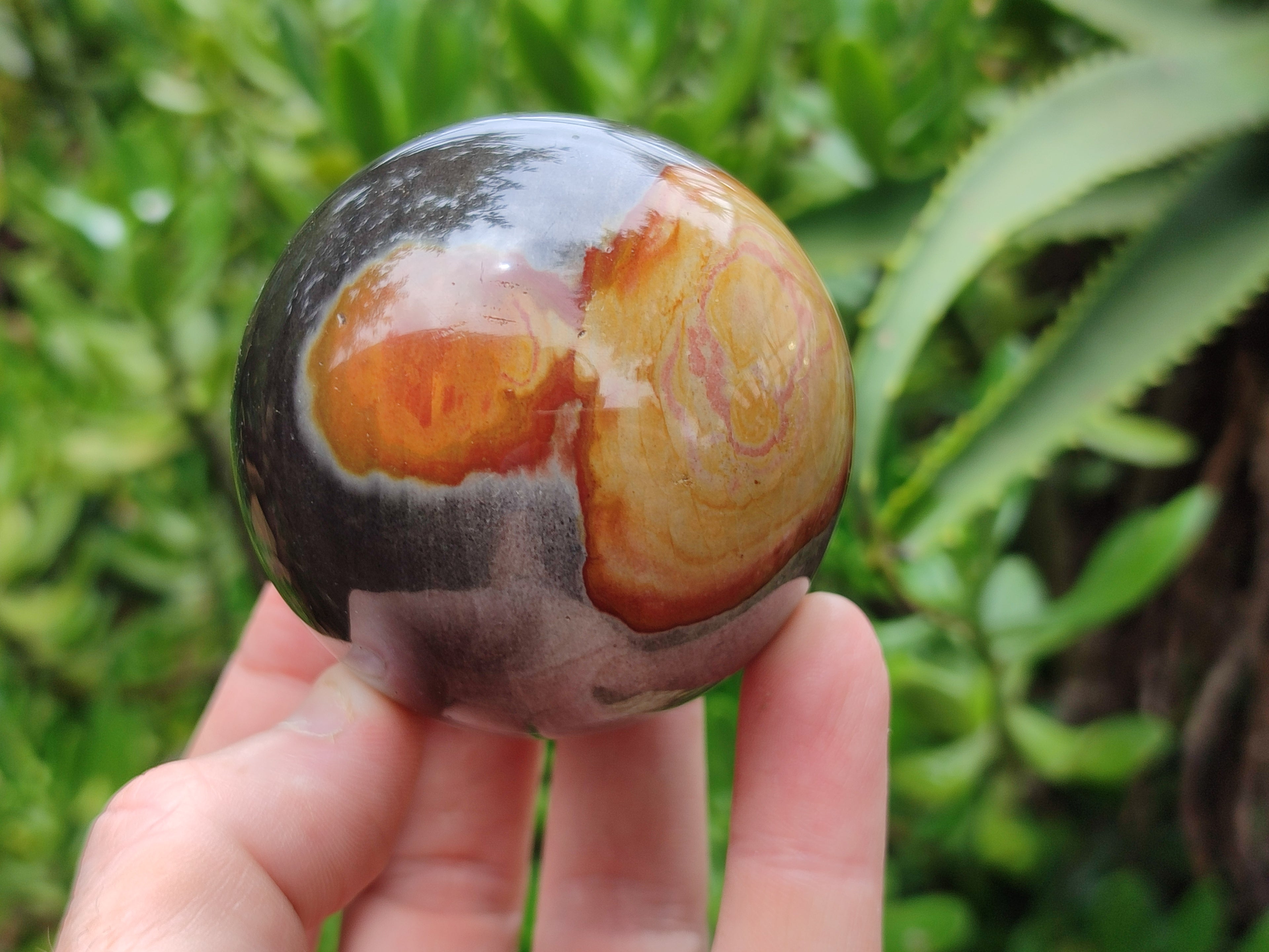 Polished Polychrome Jasper Spheres x 4 From Mahajanga, Madagascar - Toprock Gemstones and Minerals 