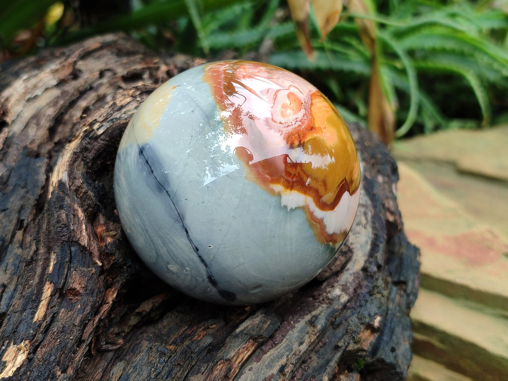 Polished Polychrome Jasper Spheres x 4 From Mahajanga, Madagascar - Toprock Gemstones and Minerals 