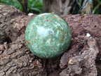 Polished Chrysoprase Spheres x 3 From Madagascar - Toprock Gemstones and Minerals 