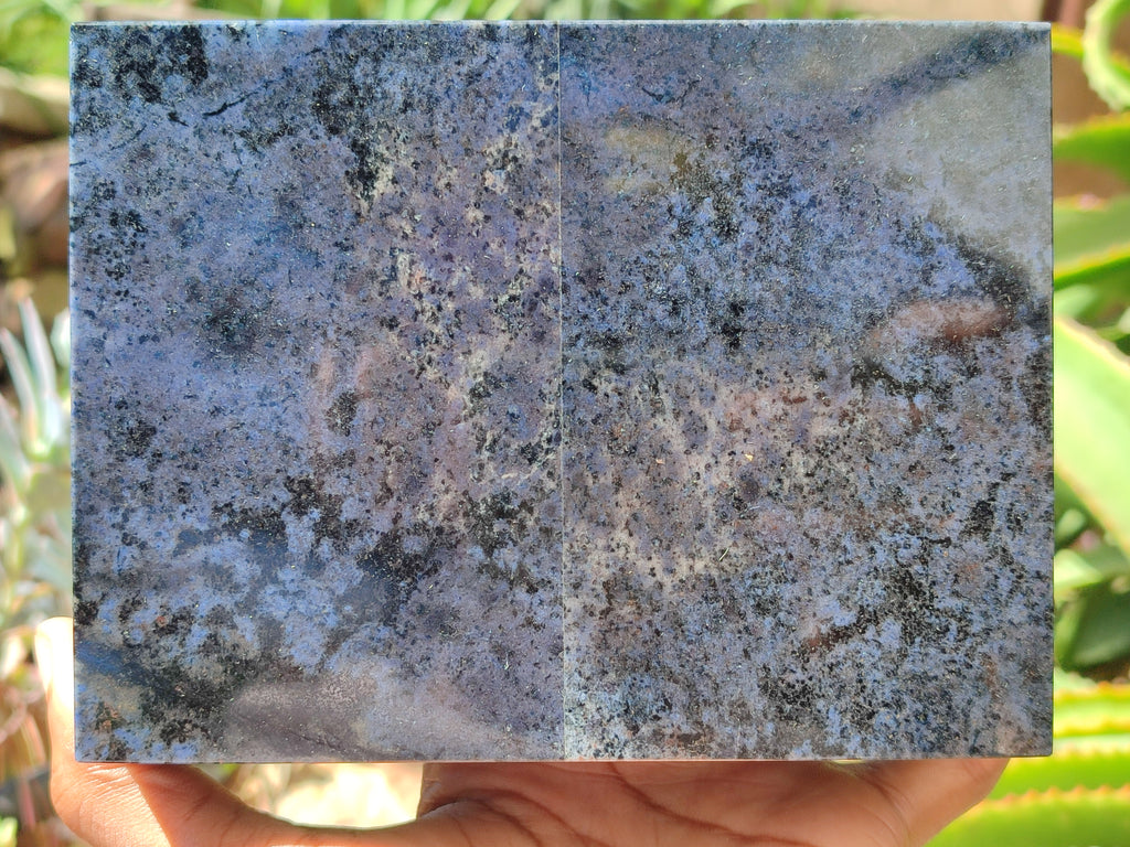 Hand Made Dumortierite Jewellery Box x 1 From Mozambique - Toprock Gemstones and Minerals 